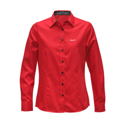 Women's Blouse Red LS