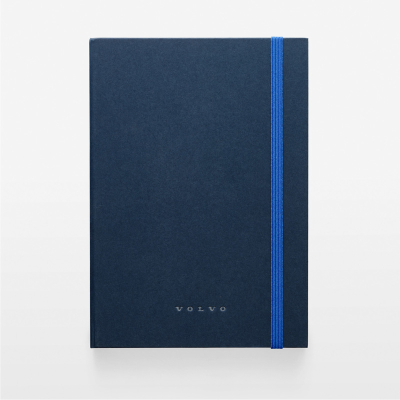 Lined hardcover notebook, A5